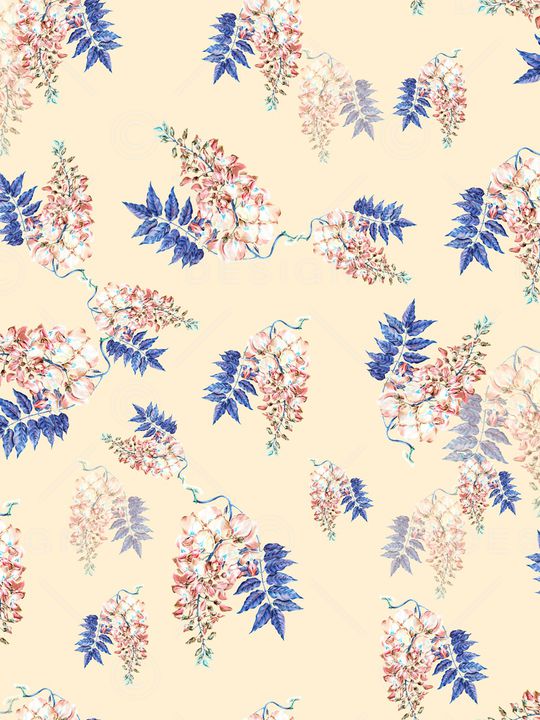 小碎花印花华亿平台图片