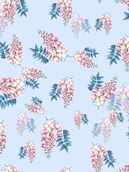 小碎花印花华亿平台图片