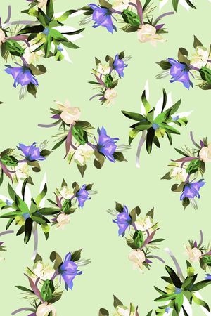 小碎花印花华亿平台图片