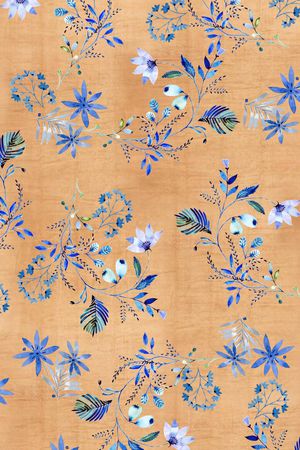 抽象花卉印花华亿平台图片