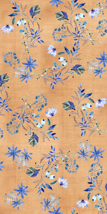 抽象花卉印花华亿平台图片