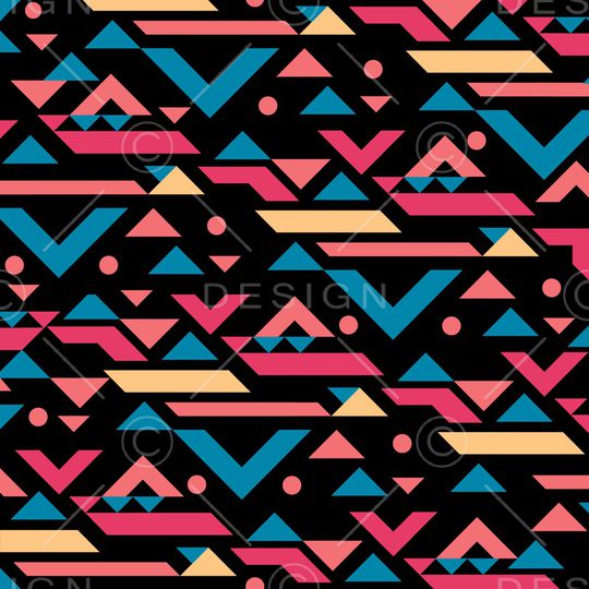 几何印花华亿平台图片