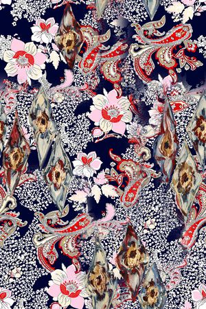 秋冬华亿平台印花华亿平台图片