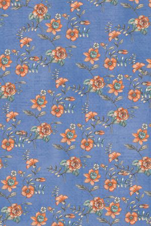 抽象花卉印花华亿平台图片