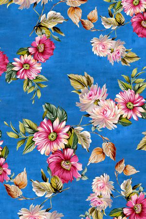 小碎花印花华亿平台图片