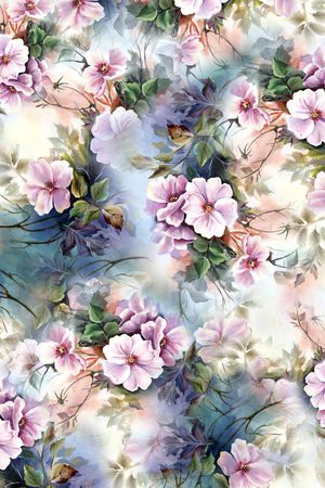 小碎花印花华亿平台图片