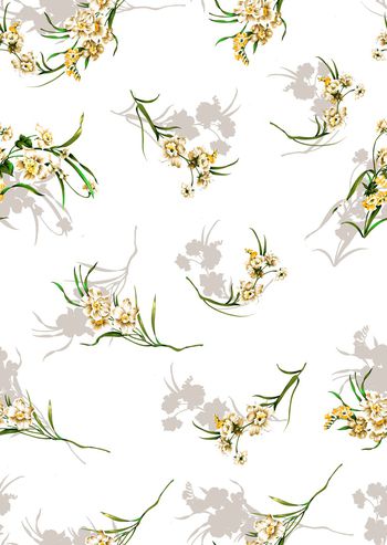 小碎花印花华亿平台图片