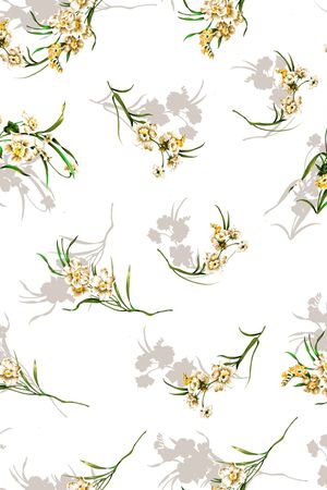 小碎花印花华亿平台图片