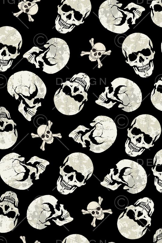 骷髅印花华亿平台图片