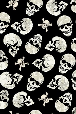 骷髅印花华亿平台图片