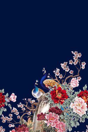 梅花印花华亿平台图片