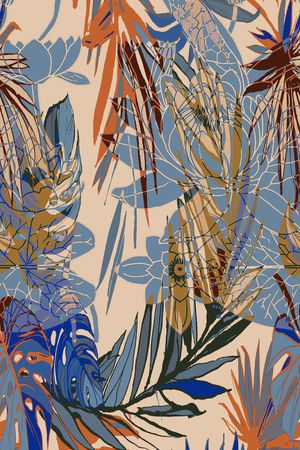 抽象印花华亿平台图片