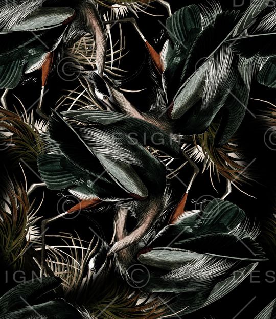 动物花卉印花华亿平台图片