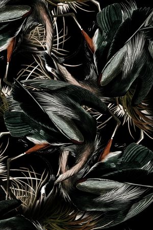 动物花卉印花华亿平台图片