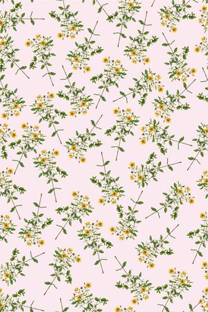 小碎花印花华亿平台图片