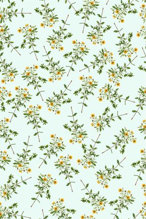 小碎花印花华亿平台图片