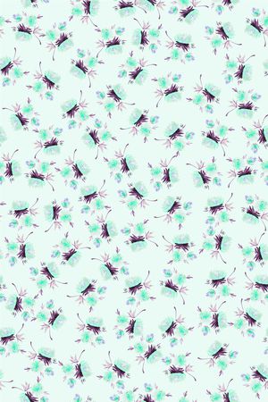 小碎花印花华亿平台图片