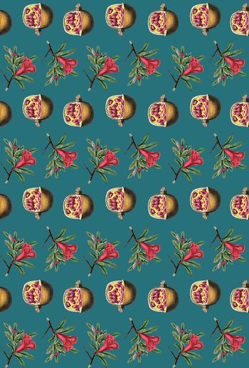 手绘花卉印花华亿平台图片