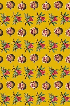 手绘花卉印花华亿平台图片