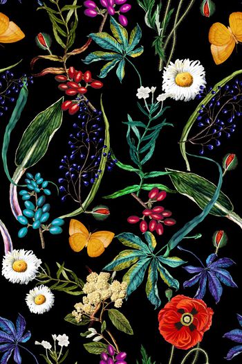 植物印花华亿平台图片