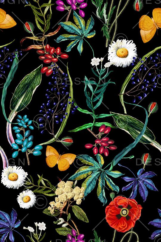 植物印花华亿平台图片