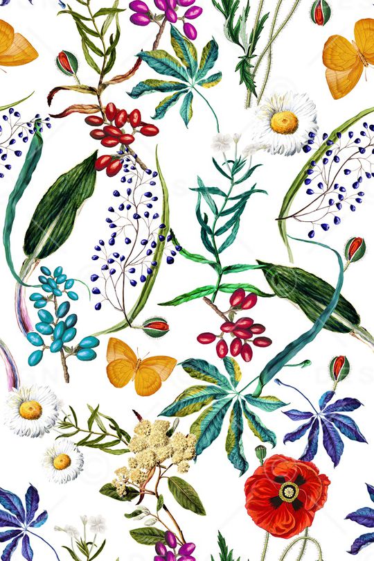 植物印花华亿平台图片