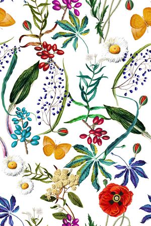 植物印花华亿平台图片