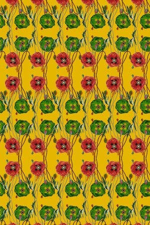 手绘花卉印花华亿平台图片