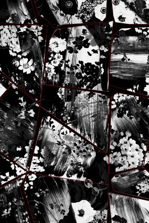 抽象印花华亿平台图片