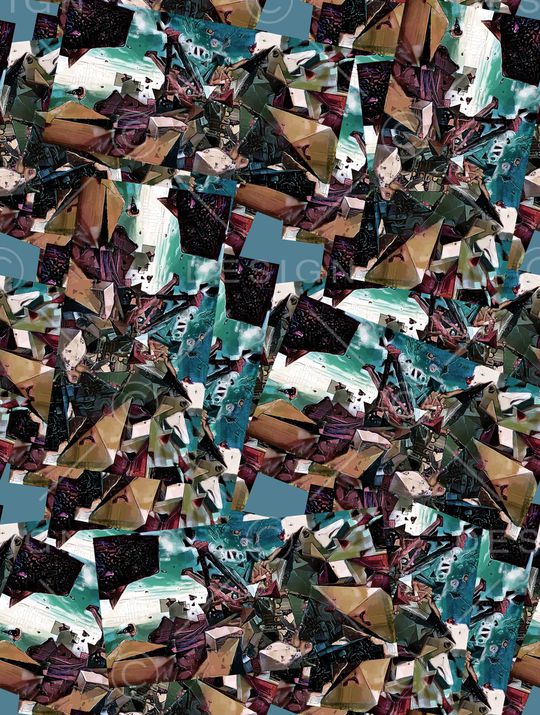 抽象印花华亿平台图片