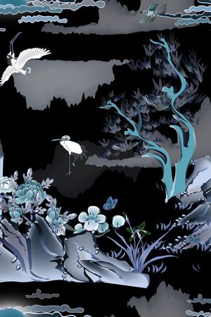 男装印花华亿平台图片