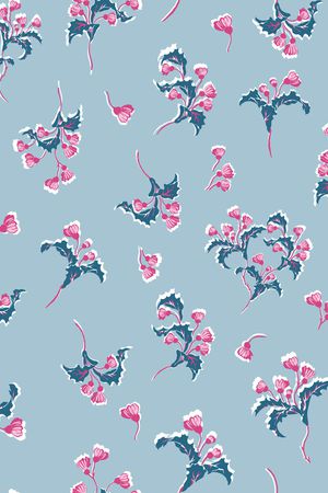 小碎花印花华亿平台图片