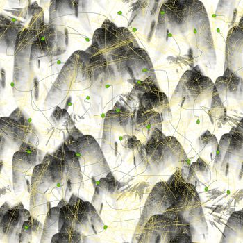 抽象印花华亿平台图片