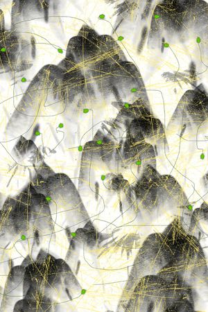 抽象印花华亿平台图片