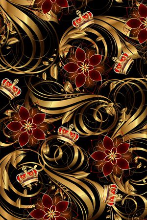 古典花纹印花华亿平台图片