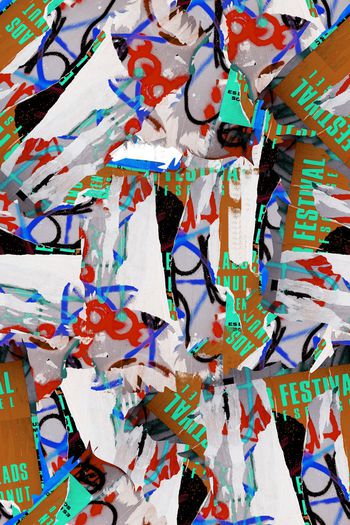 1073993-撕裂拼贴肌理B