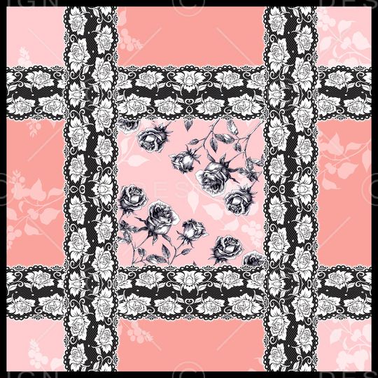 玫瑰花印花华亿平台图片