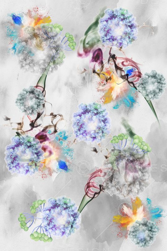 抽象印花华亿平台图片