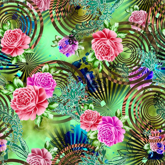 绘画印花华亿平台图片