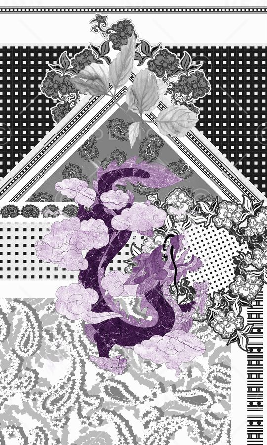 抽象印花华亿平台图片