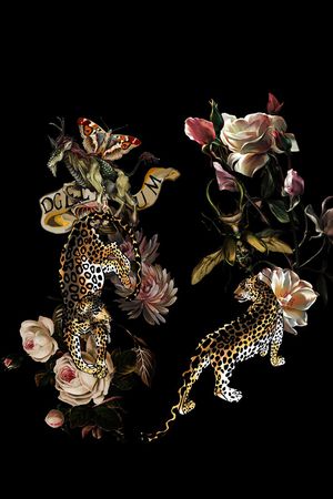 动物花卉印花华亿平台图片