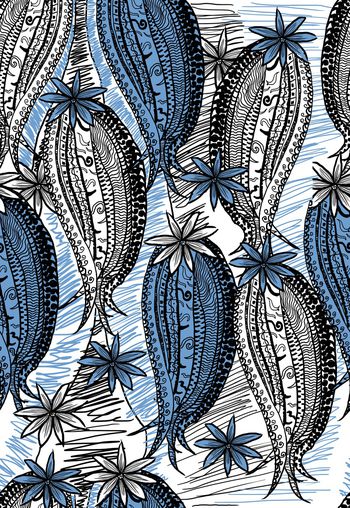 抽象花卉印花华亿平台图片