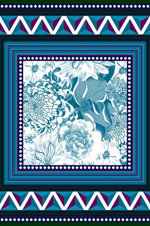 民族风印花华亿平台图片