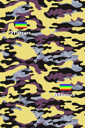 抽象男装印花华亿平台图片