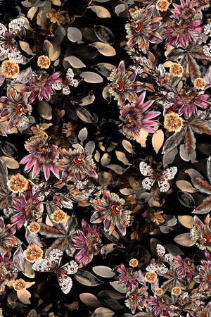 秋冬华亿平台印花华亿平台图片