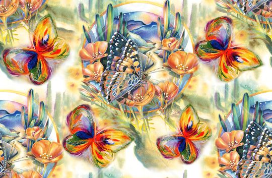 抽象印花华亿平台图片