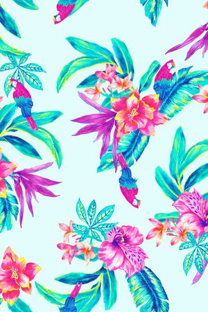 植物印花华亿平台图片