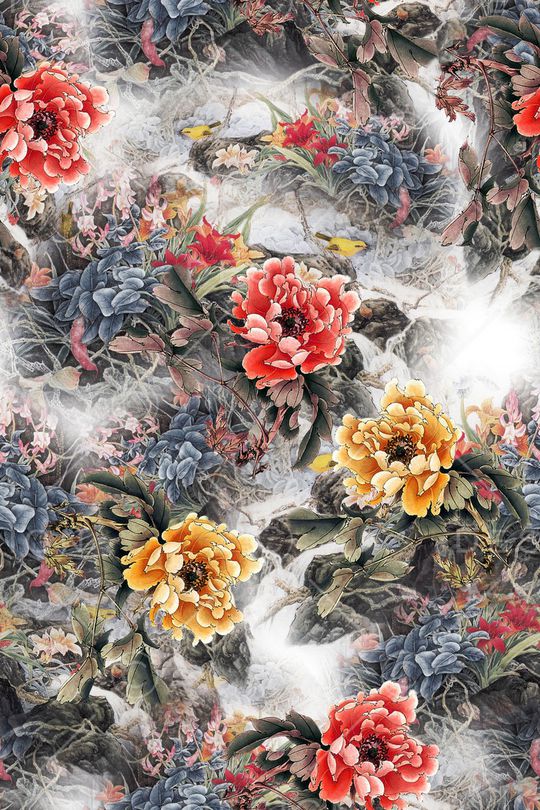 数码华亿平台印花华亿平台图片