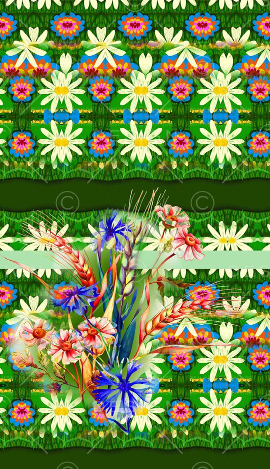 植物印花华亿平台图片