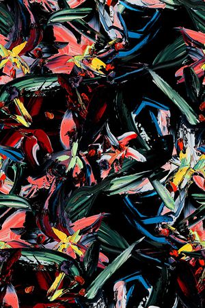 抽象印花华亿平台图片